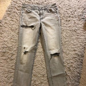Gray American Eagle jeans